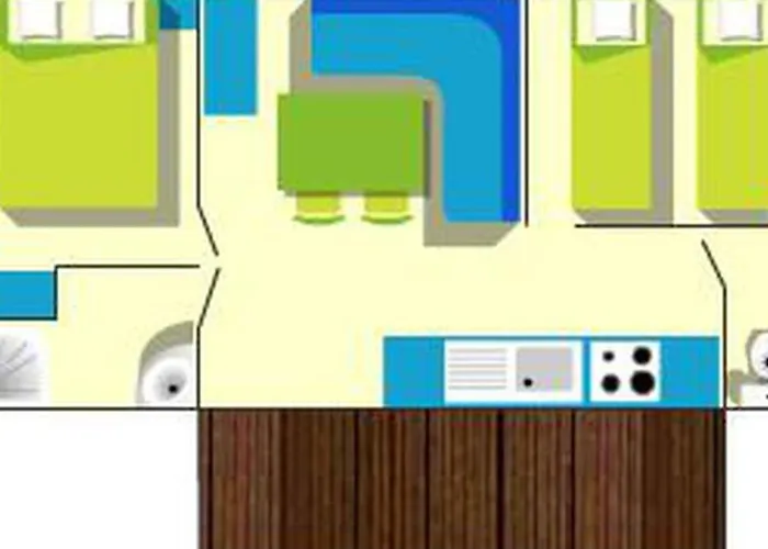 Mobil-home Avec Terrasse - 2 à - Api-1-52-300 *